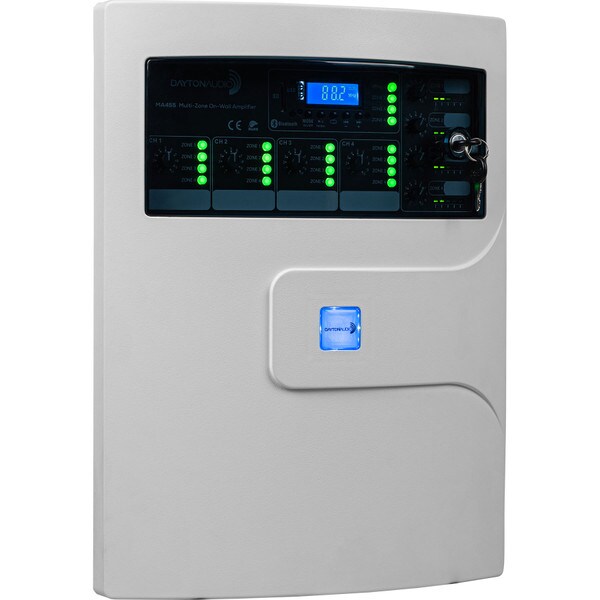 Main product image for Dayton Audio MA455 Multi-Zone On-Wall 4 Channel Amplifier300-786